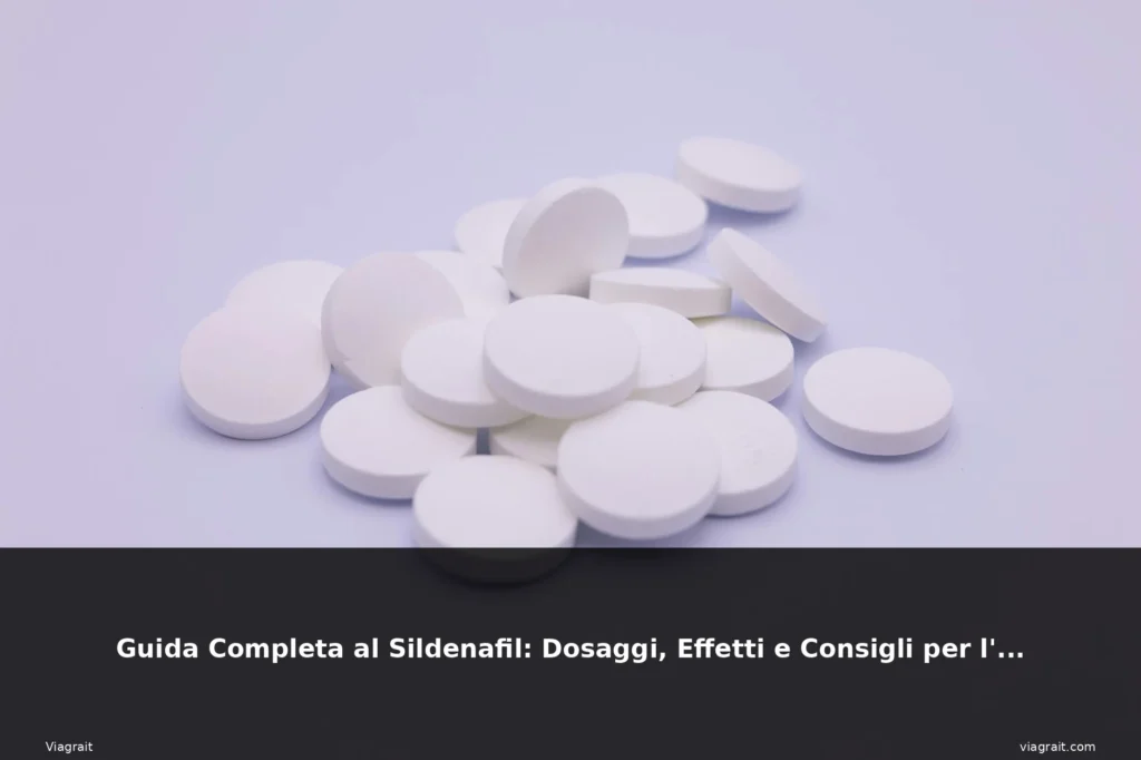 Guida Completa al Sildenafil: Dosaggi, Effetti e Consigli per l'Uso 1 Article featured image