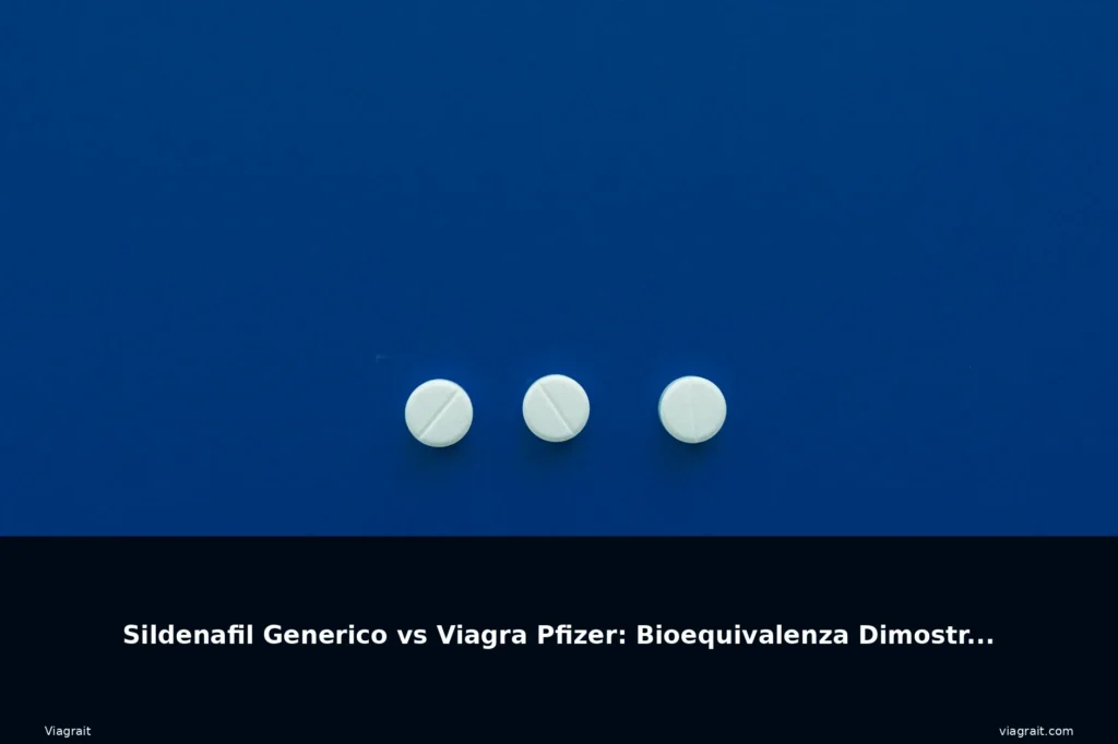 Sildenafil Generico vs Viagra Pfizer: Bioequivalenza Dimostrata 1 Article featured image