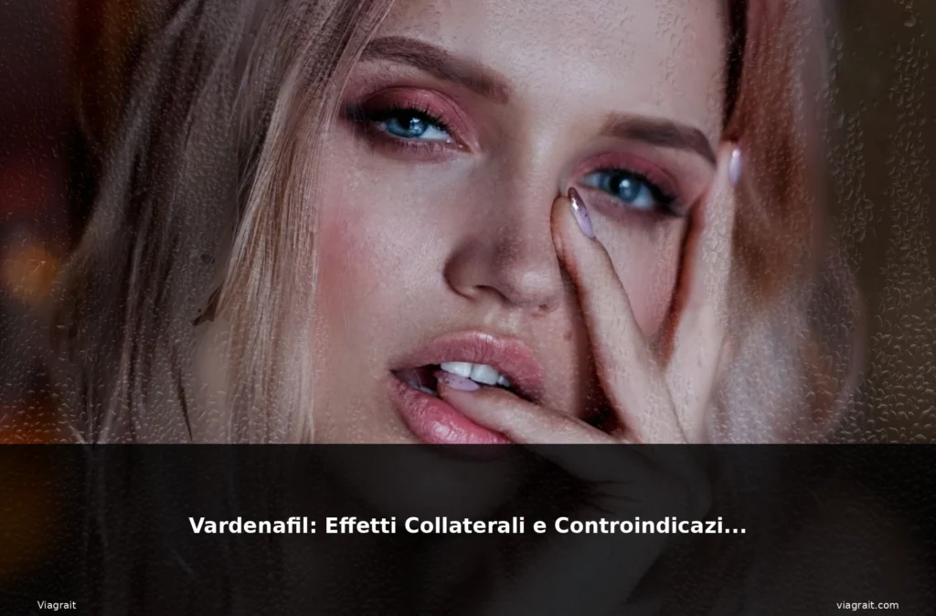 Vardenafil: Effetti Collaterali e Controindicazioni 1 featured effetti donna bionda occhi azz