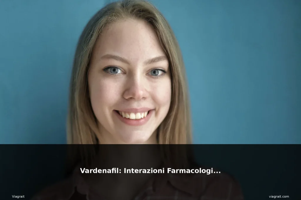 Vardenafil: Interazioni Farmacologiche 1 featured farmacologiche ritratto donna